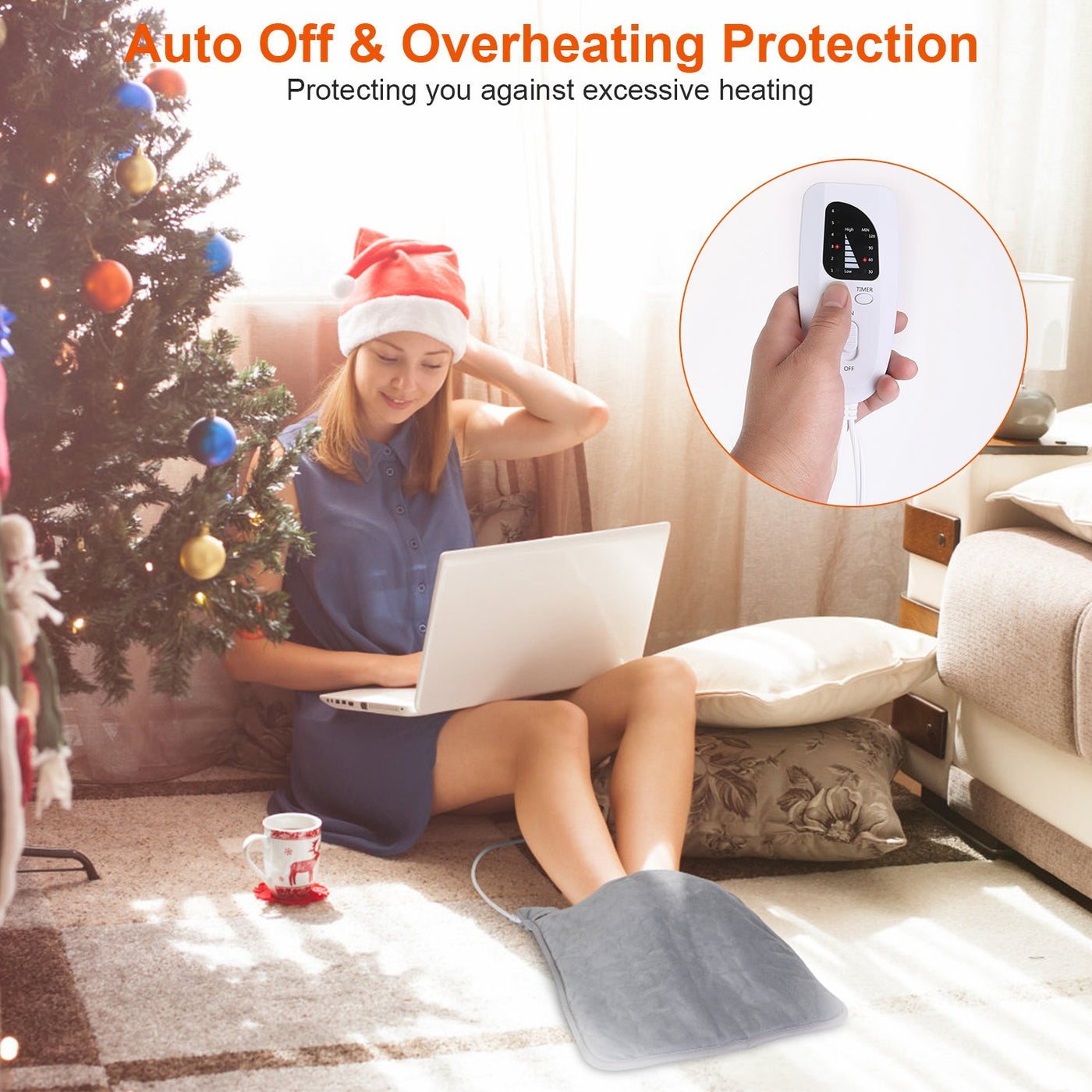 Celtic Lumens™ Electric Foot Warmer Pad – Instant Warmth & Comfort for Irish Homes