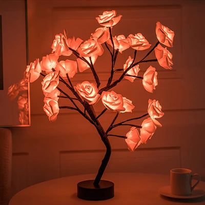 rose lamp tree